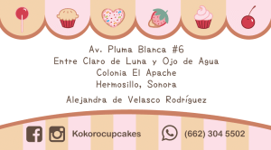 Kokoro - Tarjeta de presentación reverso